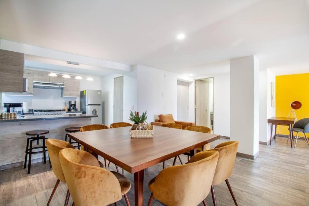 Апарт отель Corazon De Condesa 3 Departamentos - 200Mbps Wifi, Roof, Gym Мехико Экстерьер фото