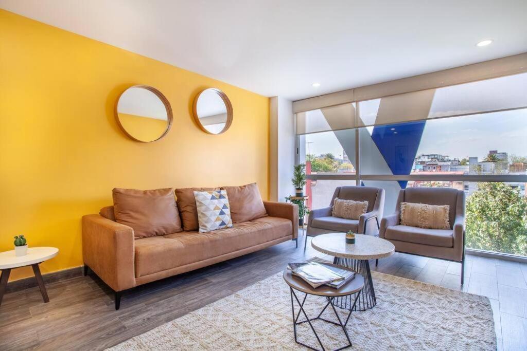 Апарт отель Corazon De Condesa 3 Departamentos - 200Mbps Wifi, Roof, Gym Мехико Экстерьер фото