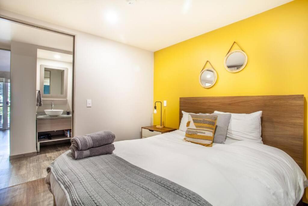 Апарт отель Corazon De Condesa 3 Departamentos - 200Mbps Wifi, Roof, Gym Мехико Экстерьер фото