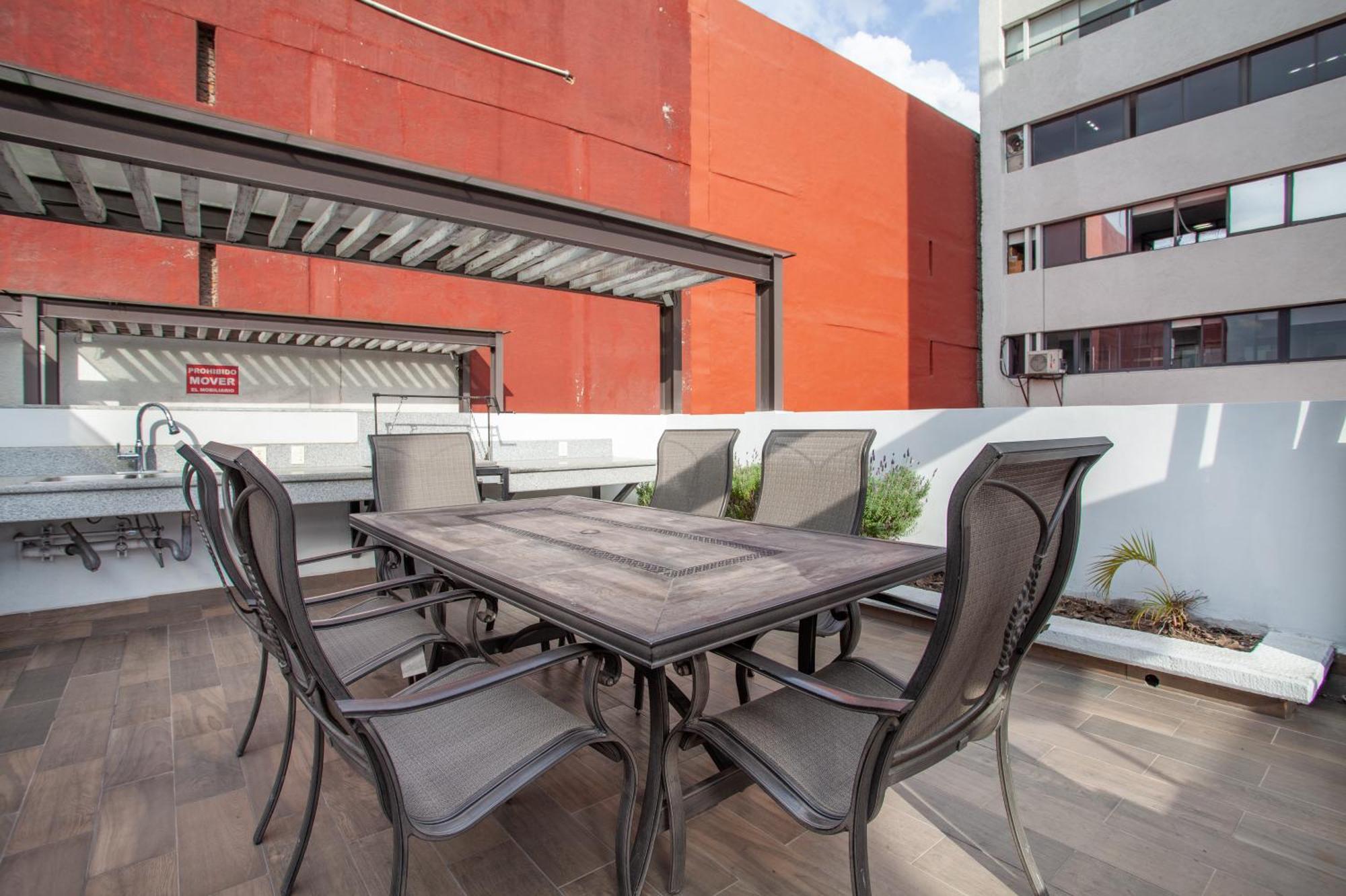 Апарт отель Corazon De Condesa 3 Departamentos - 200Mbps Wifi, Roof, Gym Мехико Экстерьер фото