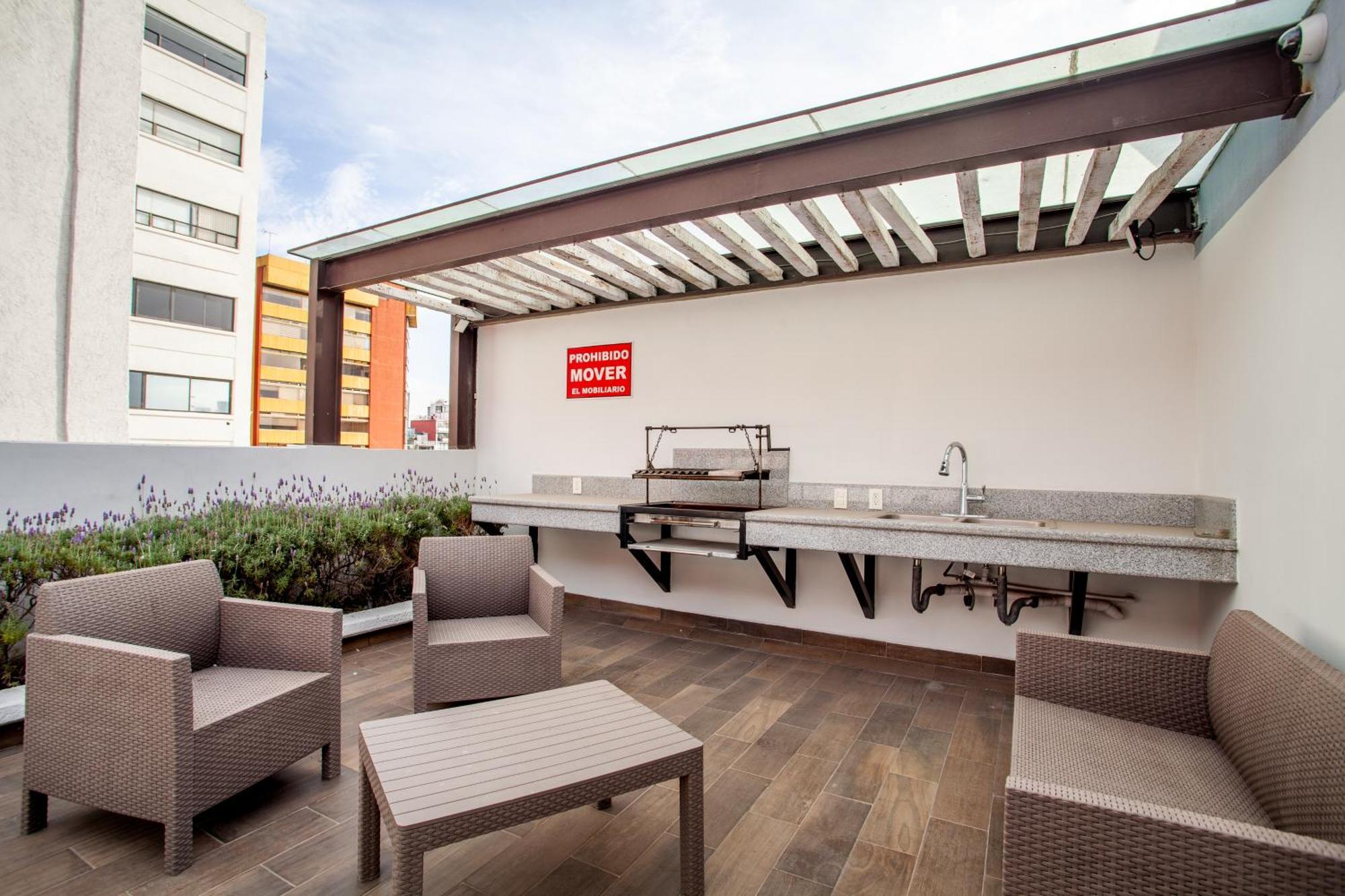 Апарт отель Corazon De Condesa 3 Departamentos - 200Mbps Wifi, Roof, Gym Мехико Экстерьер фото